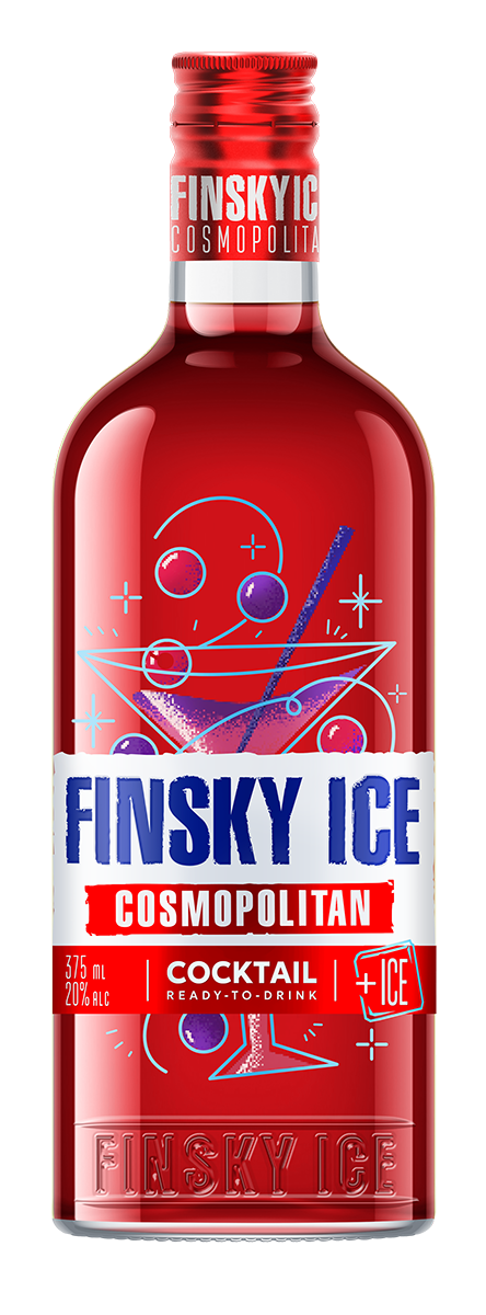 Коктейль "Финский лёд. Космополитан"