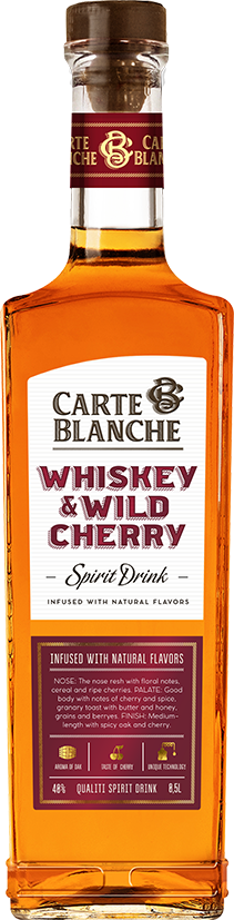 Настойка Carte Blanche Whiskey&Wild Cherry flavour
