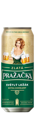 Пиво Пражечка Злата светлый лагер